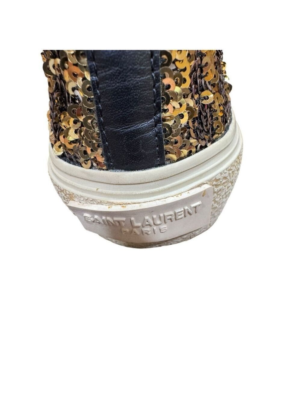 Saint Laurent Sequin Skate Sneakers in Box with COA - Picture 9 of 14